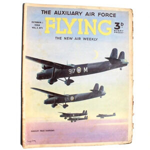 Vtg Oct 1, 1938 Flying Aviation Magazine Vol. 2 No. 1 Air Weekly